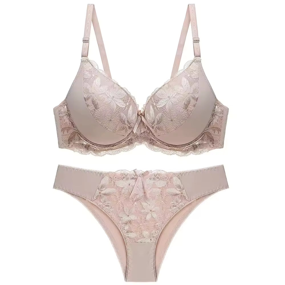 Bold Bloom Padded Lace Set